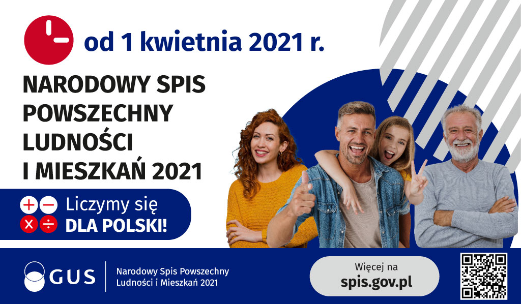 Narodowy Spis Powszechny Ludności i Mieszkań 2021 - Baner